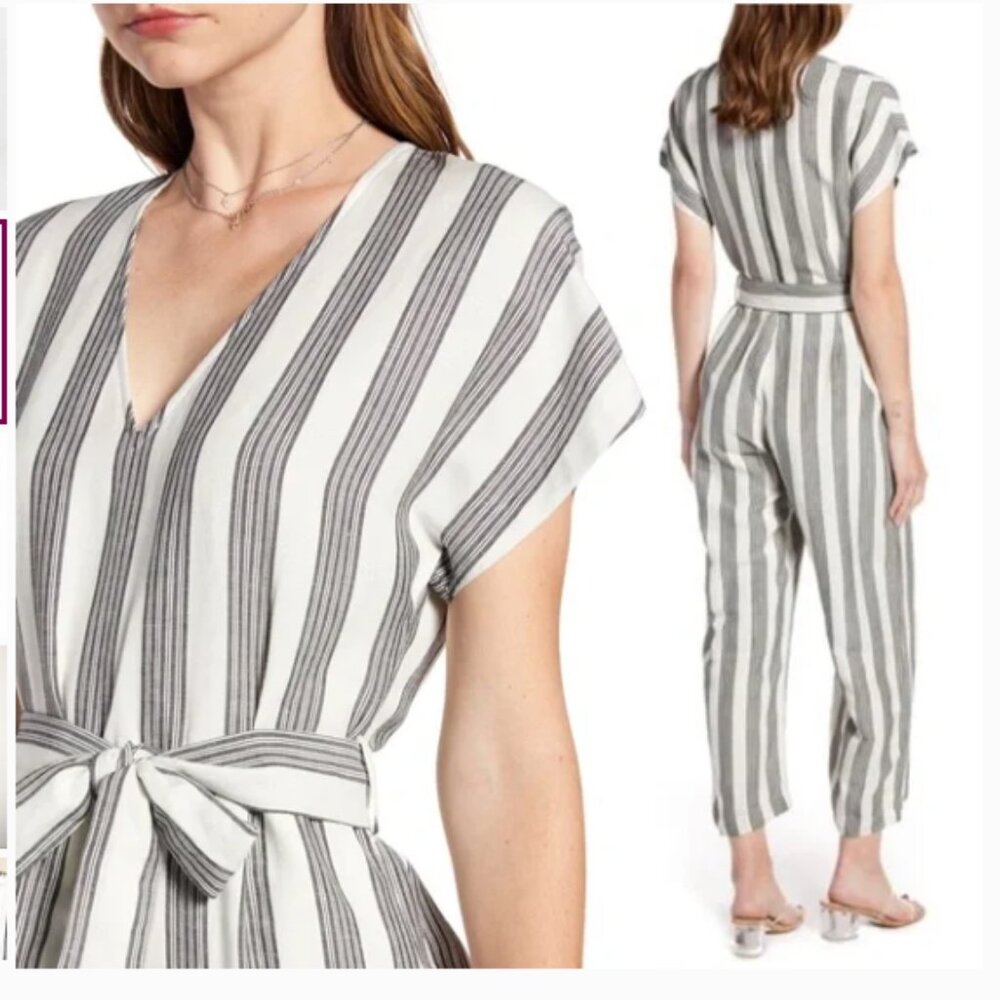 Rails | Angela‎ Cypress Stripe Jumpsuit | Size Medium Women's - Picture 2 of 15